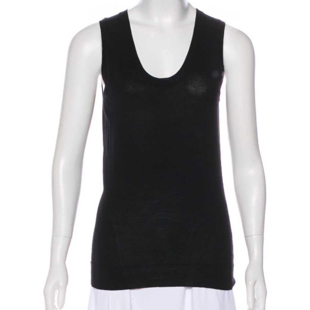 Alexander McQueen sleeveless wool sweater small